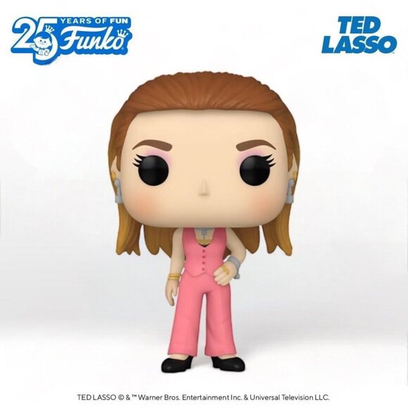 Funko Pop! Ted Lasso – Keeley Jones (Welle 2) Inkl. Byron's Attic Protector, Ca. 9,5 Cm Hoch